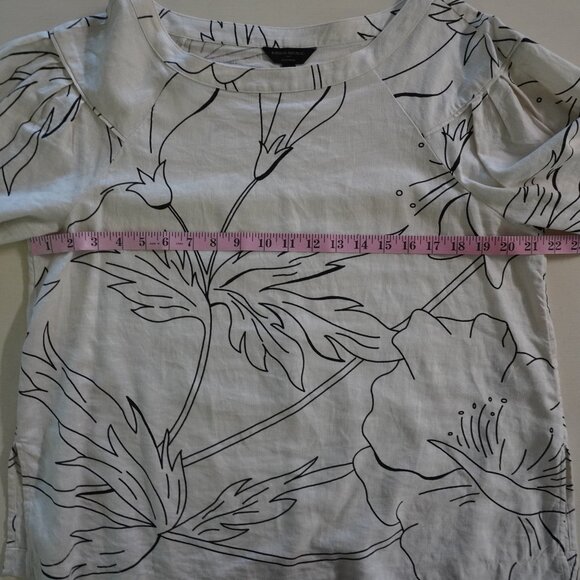 Banana Republic Linen Blend 3/4 Sleeve Blouse - Picture 6 of 9
